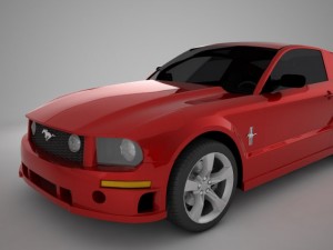 2005 ford mustang 3D 模型