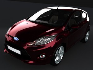 ford fiesta 2008 3D Model