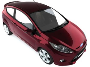 ford fiesta 2008 3D Model