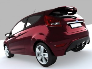 ford fiesta 2008 3D 모델