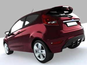 ford fiesta 2008 3D Model