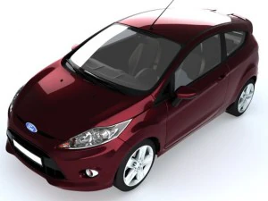 ford fiesta 2008 3D Model