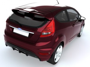 ford fiesta 2008 3D 모델