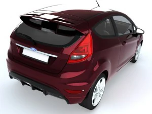 ford fiesta 2008 3D Model