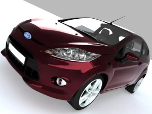 ford fiesta 2008 3D Model