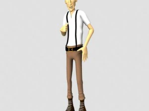 stranger rigged 3D Model