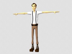 stranger rigged 3D Model