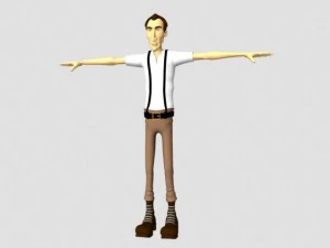 stranger rigged 3D Model