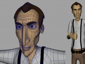 stranger rigged 3D Model