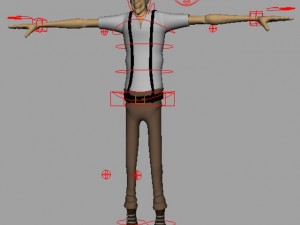 stranger rigged 3D Model
