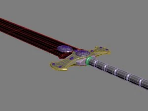 espada Modelo 3D