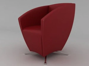 leather armchair 3D Model
