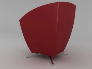 leather armchair 3D Model