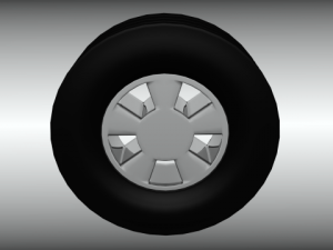 race tire Model 3D