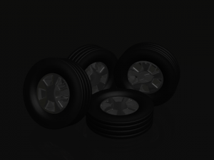 race tire Model 3D