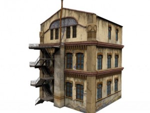 old building 3D Модель