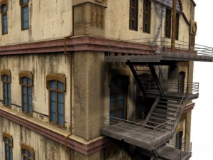 old building 3D Модель