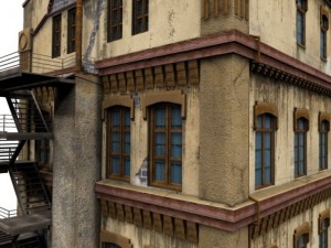 old building 3D Модель
