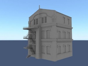 old building 3D Модель