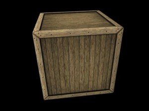 crate  carton 3D Модель