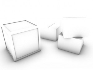 crate  carton 3D Модель