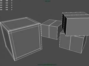 crate  carton 3D Модель