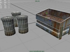 dustbin garbage box Modèle 3D