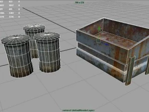 dustbin garbage box 3D Model