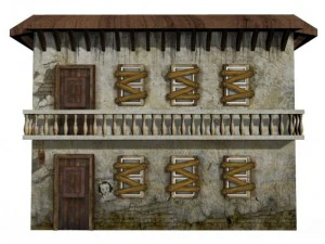 old motelold building 3D Model