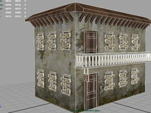 old motelold building 3D Model