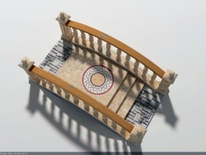 the decorative bridge Model 3D