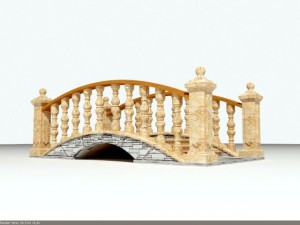 the decorative bridge 3D मॉडल