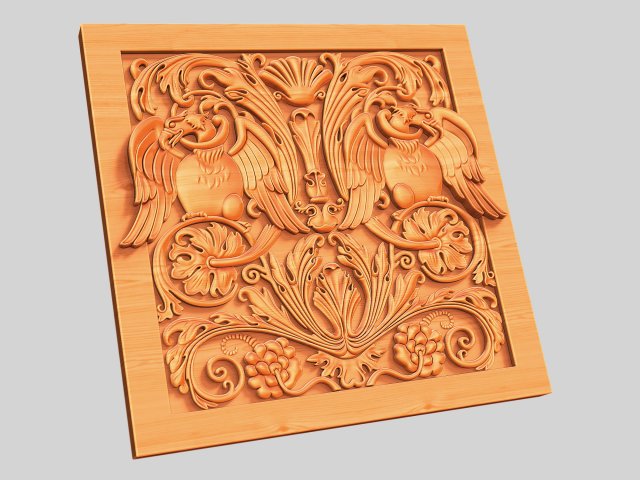 basrelief Model 3D .c4d .max .obj .3ds .fbx .stl .blend 