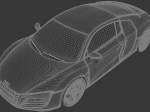 audi r8 3D Model