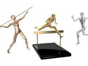athletes Modèle 3D