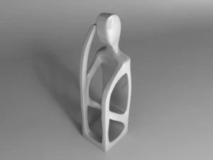 nowoczesna rzeźba Model 3D