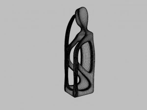 nowoczesna rzeźba Model 3D