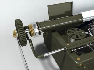 m&aacute;quina de escrever antiga Modelo 3D