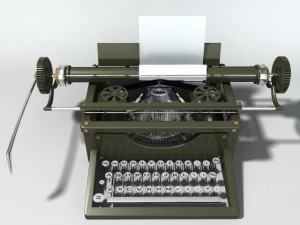 old typewriter Modèle 3D
