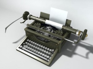 old typewriter Modèle 3D