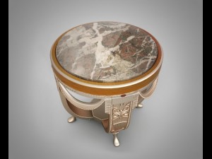 interior classic table Modelo 3D