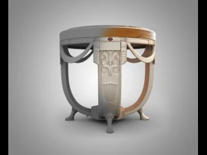 interior classic table 3D Model