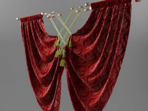 curtain Model 3D