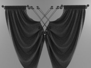 curtain Model 3D