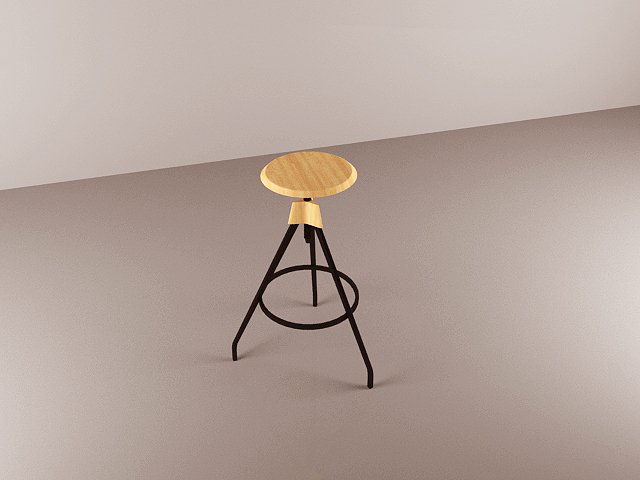 modernstoolmax2010 3D Model .c4d .max .obj .3ds .fbx .stl .blend 