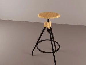 tabouret modernemax2010 Modèle 3D