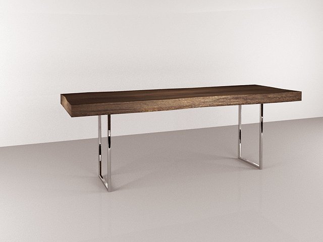 dining table 3D Модель .c4d .max .obj .3ds .fbx .stl .blend 