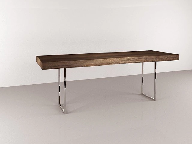 dining table 3D Model .c4d .max .obj .3ds .fbx .stl .blend