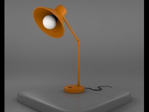 generic desk lamp 3D Model