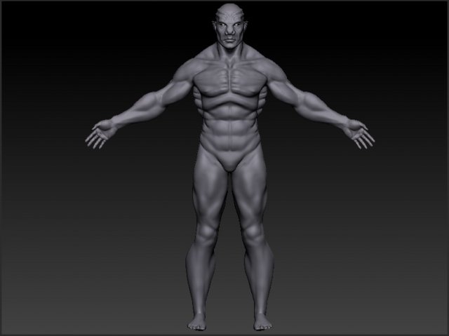 alien 3D Model .c4d .max .obj .3ds .fbx .stl .blend